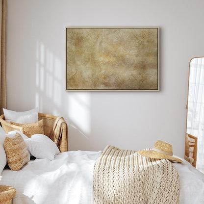 Leinwandbild - Vintage Leaves (1 Part) Wide