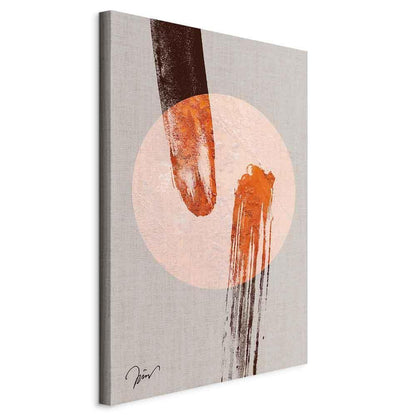 Leinwandbild - Two Comets (1 Part) Vertical