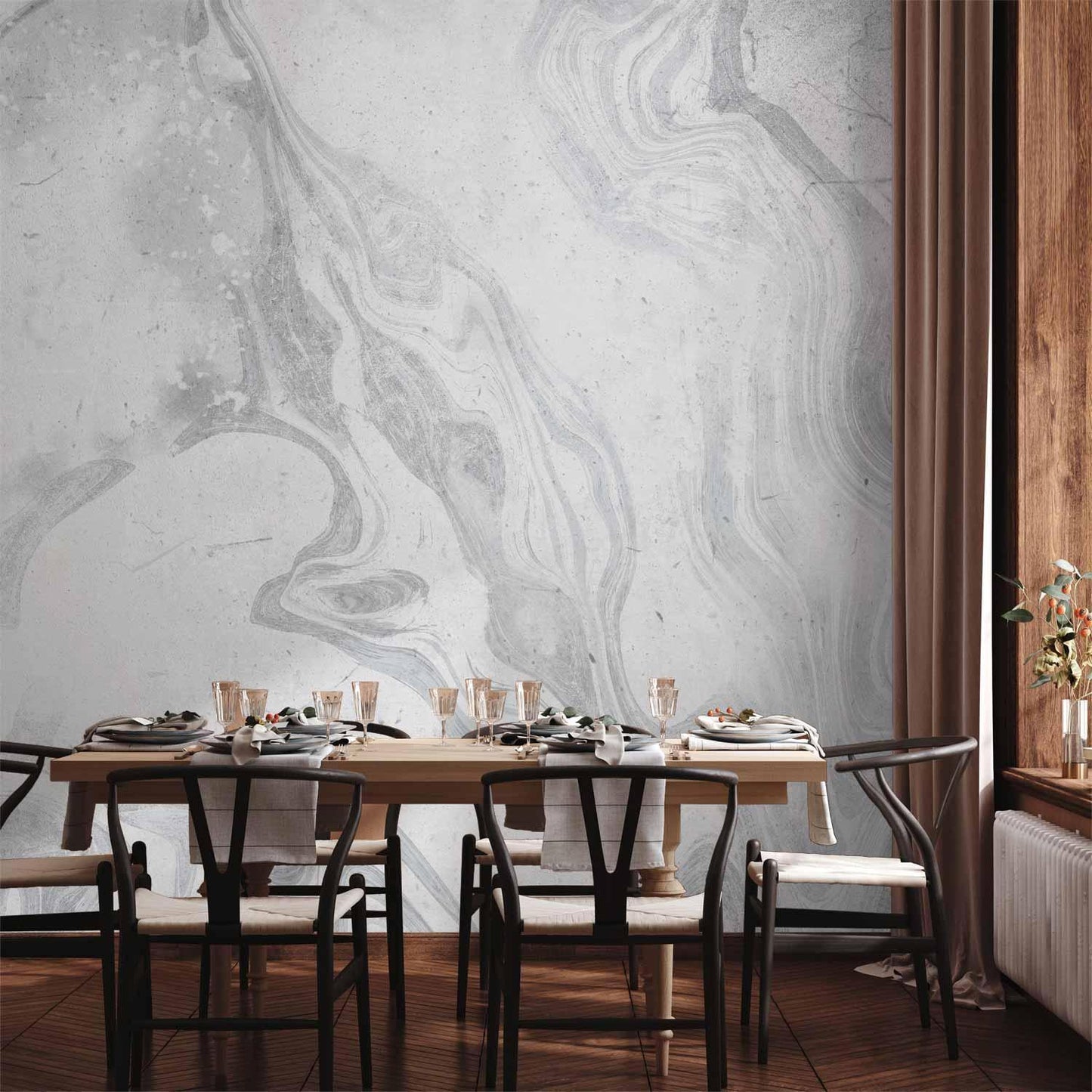 Fototapete - Cloudy Marble Artgeist