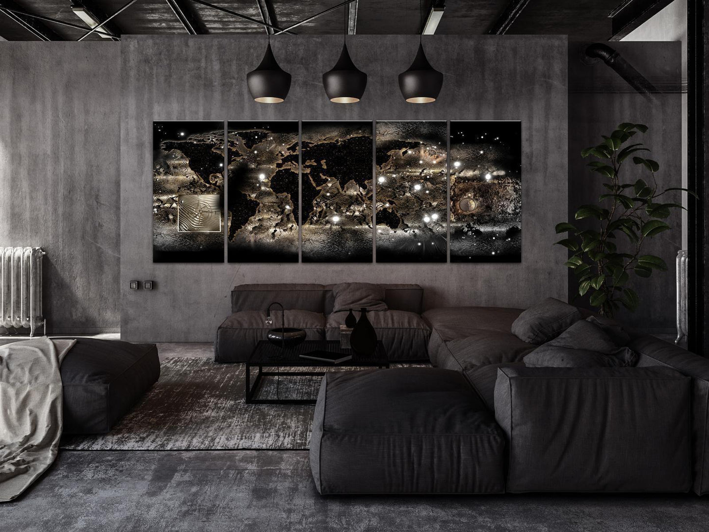 Leinwandbild - Earth Glow Artgeist