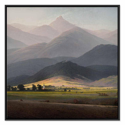 Leinwandbild - Caspar David Friedrich – The Great Mountains