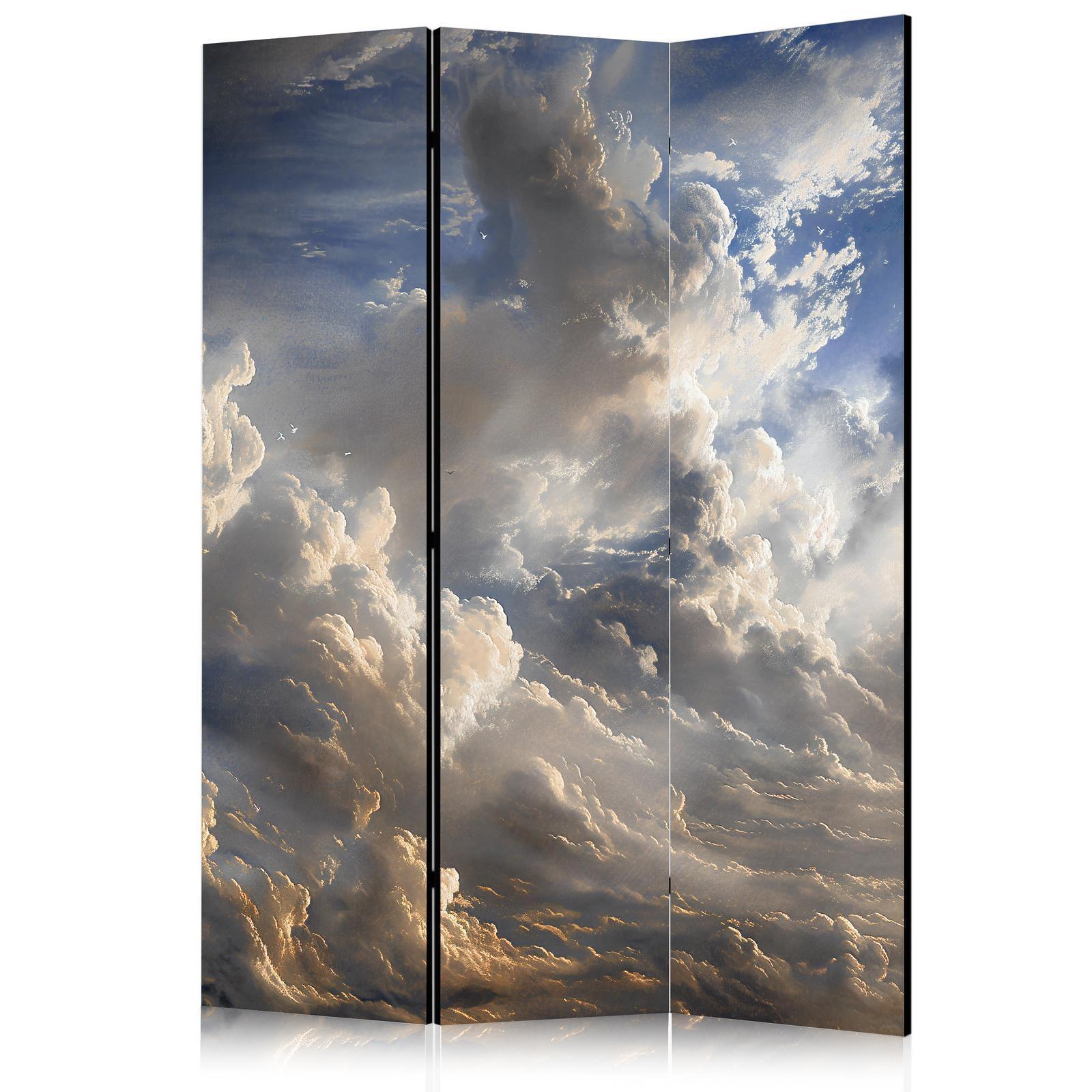 Paravent - Golden Reflections on Clouds Foretelling Dusk Artgeist