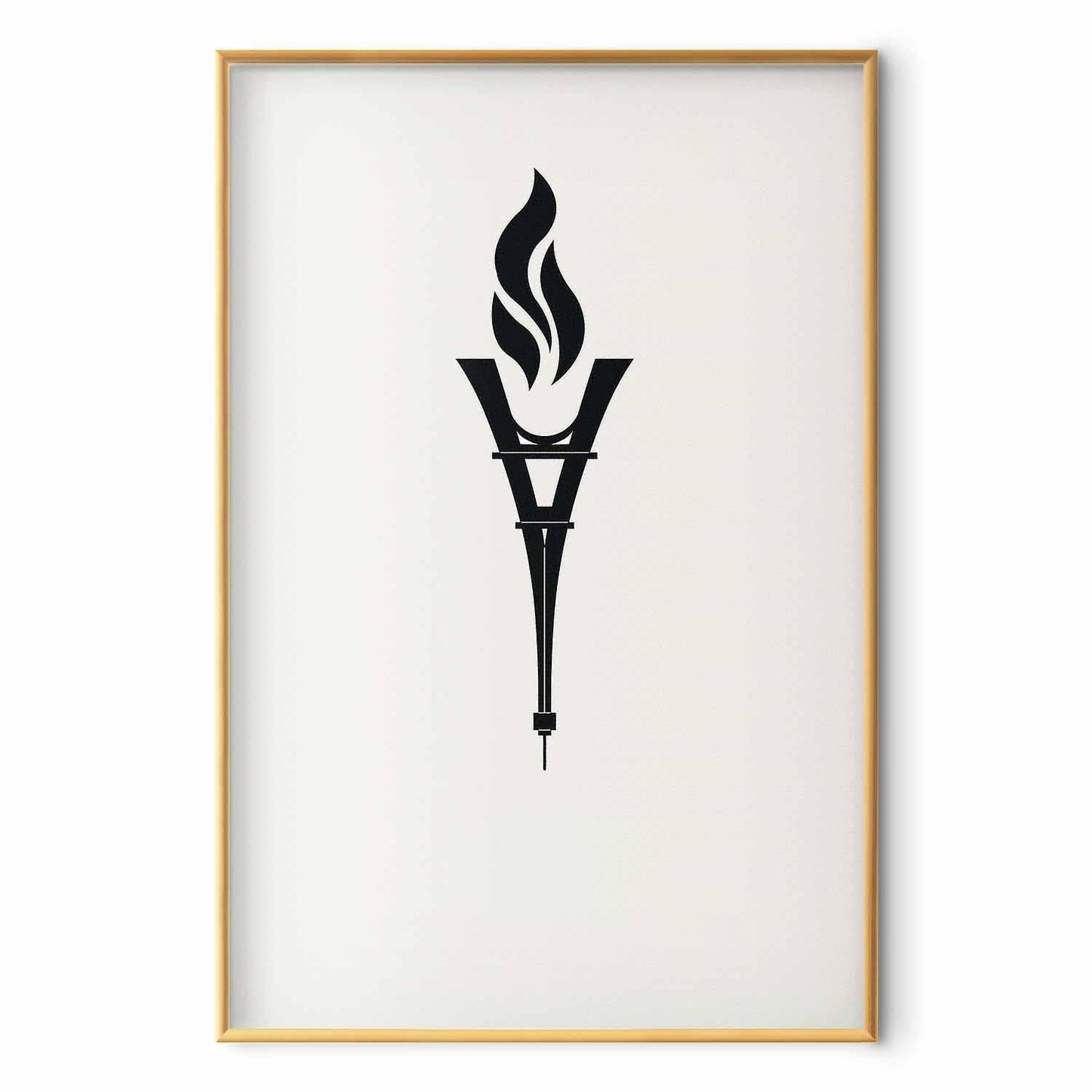 Poster - Torch Shaped Like the Eiffel Tower