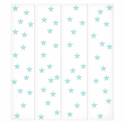 Tapete - Sterne - Aquamarin - Himmlische Eleganz für Ihre Wände