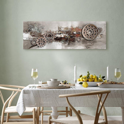 Leinwandbild - Steel Cranks (1 Part) Narrow