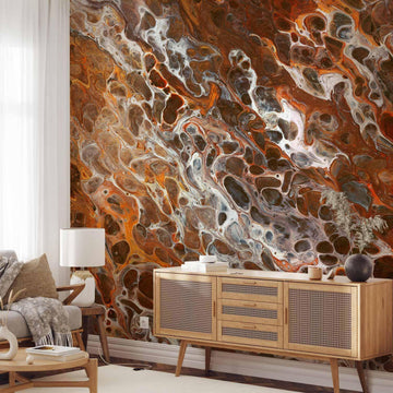 Fototapete - Brown Craters Artgeist