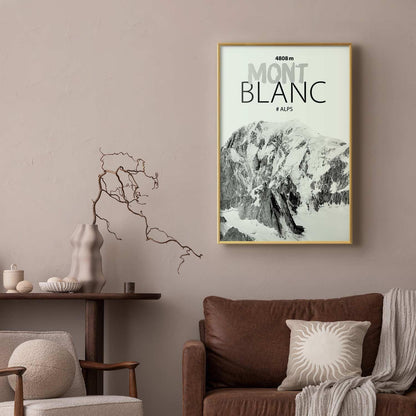 Poster - Mont Blanc Artgeist