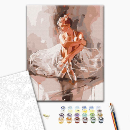 Malen nach Zahlen - Before the performance