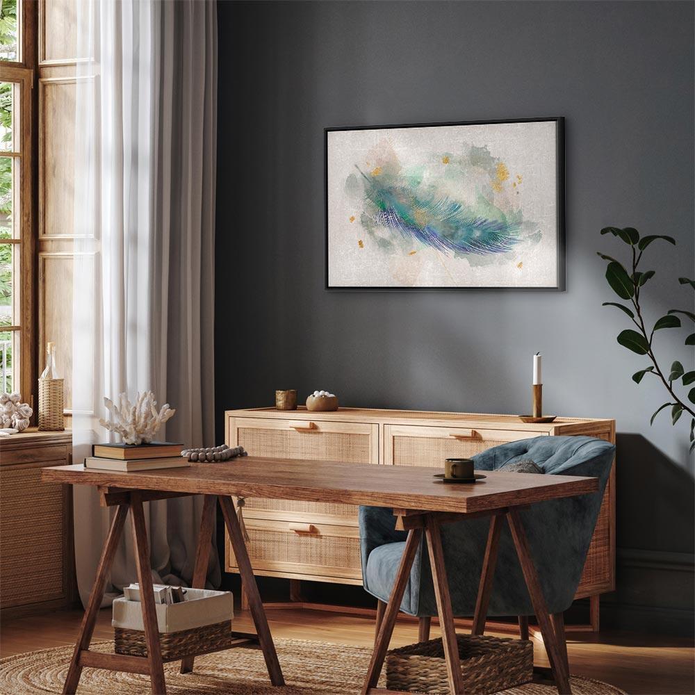 Leinwandbild - Blue Adventure (1 Part) Wide