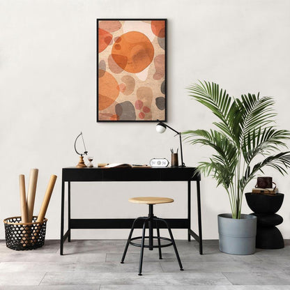 Leinwandbild - Amber Kaleidoscope (1 Part) Vertical