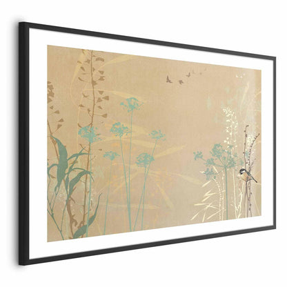 Poster - Bird on a Meadow Artgeist