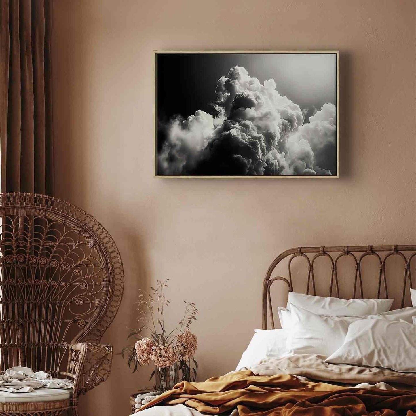 Leinwandbild - Clouds Like from Dreams: Let the Sun Illuminate Your Day – A Visual Feast Artgeist