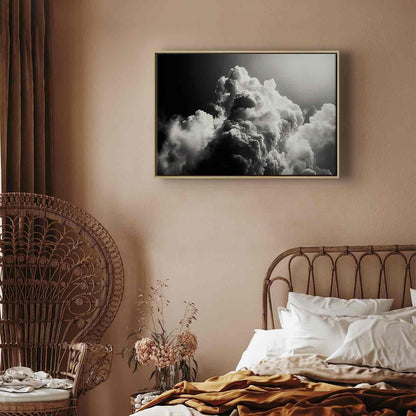 Leinwandbild - Clouds Like from Dreams: Let the Sun Illuminate Your Day – A Visual Feast Artgeist