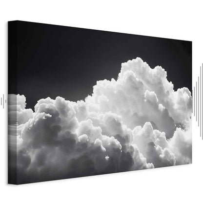 Leinwandbild - Discover the Endless Play of Sunlight – Clouds and Shadows in the Sky