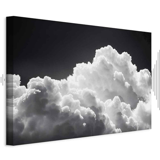 Leinwandbild - Discover the Endless Play of Sunlight – Clouds and Shadows in the Sky