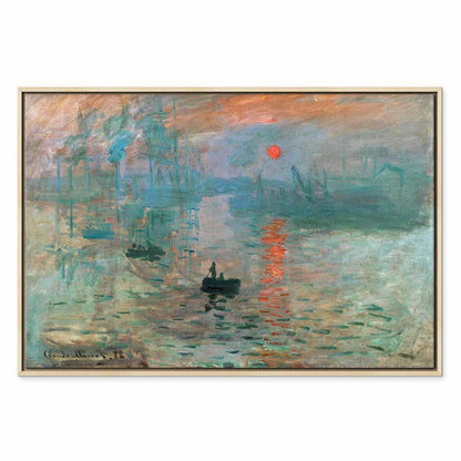Leinwandbild - Claude Monet – Impression, Sunrise