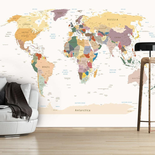 Fototapete - World Map Artgeist