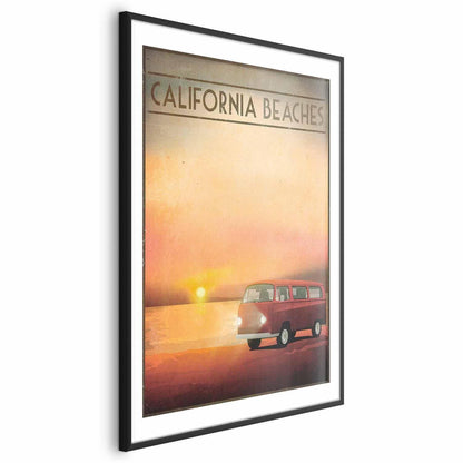 Poster - California Beaches Artgeist