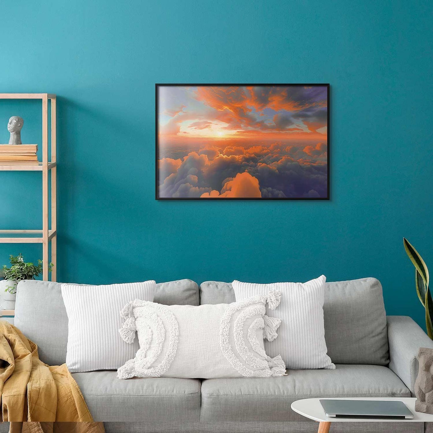 Poster - When Dawn Tickles the Clouds: A Color Show on the Morning Sky Artgeist