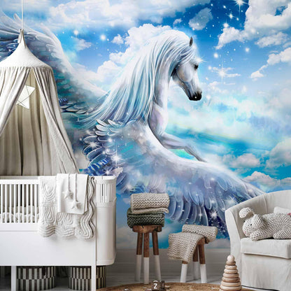 Fototapete - Pegasus (Blue)