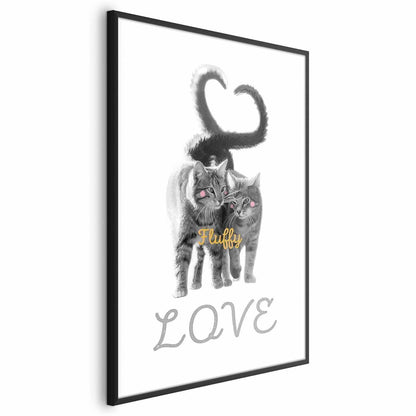 Poster - Katzen Paar - Liebe auf immer Artgeist