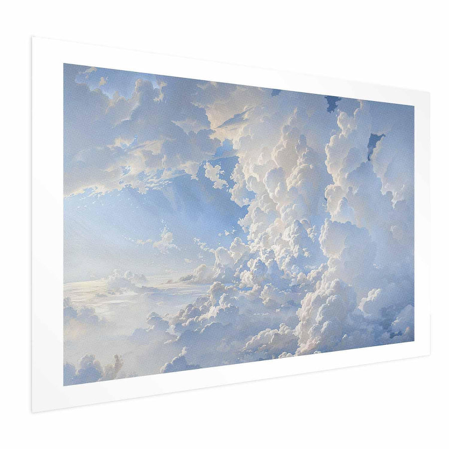 Poster - The Sun Revealing Cloud Secrets: Spectacular Sky Images Artgeist