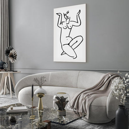 Leinwandbild - Uncertain Encouragement (1 Part) Vertical