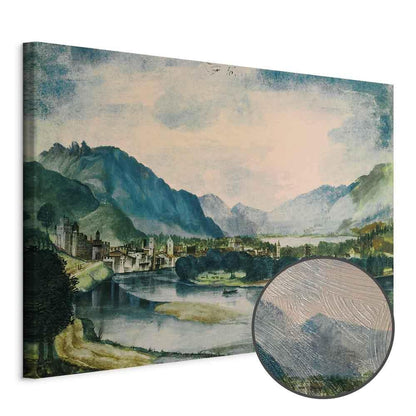 Leinwandbild - Albrecht Dürer – View of Trento from the North
