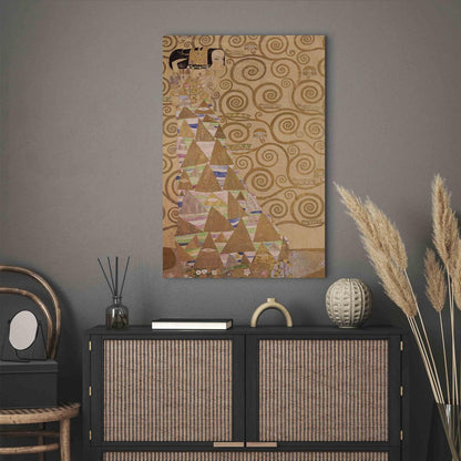 Leinwandbild - Expectation (Gustav Klimt) Artgeist