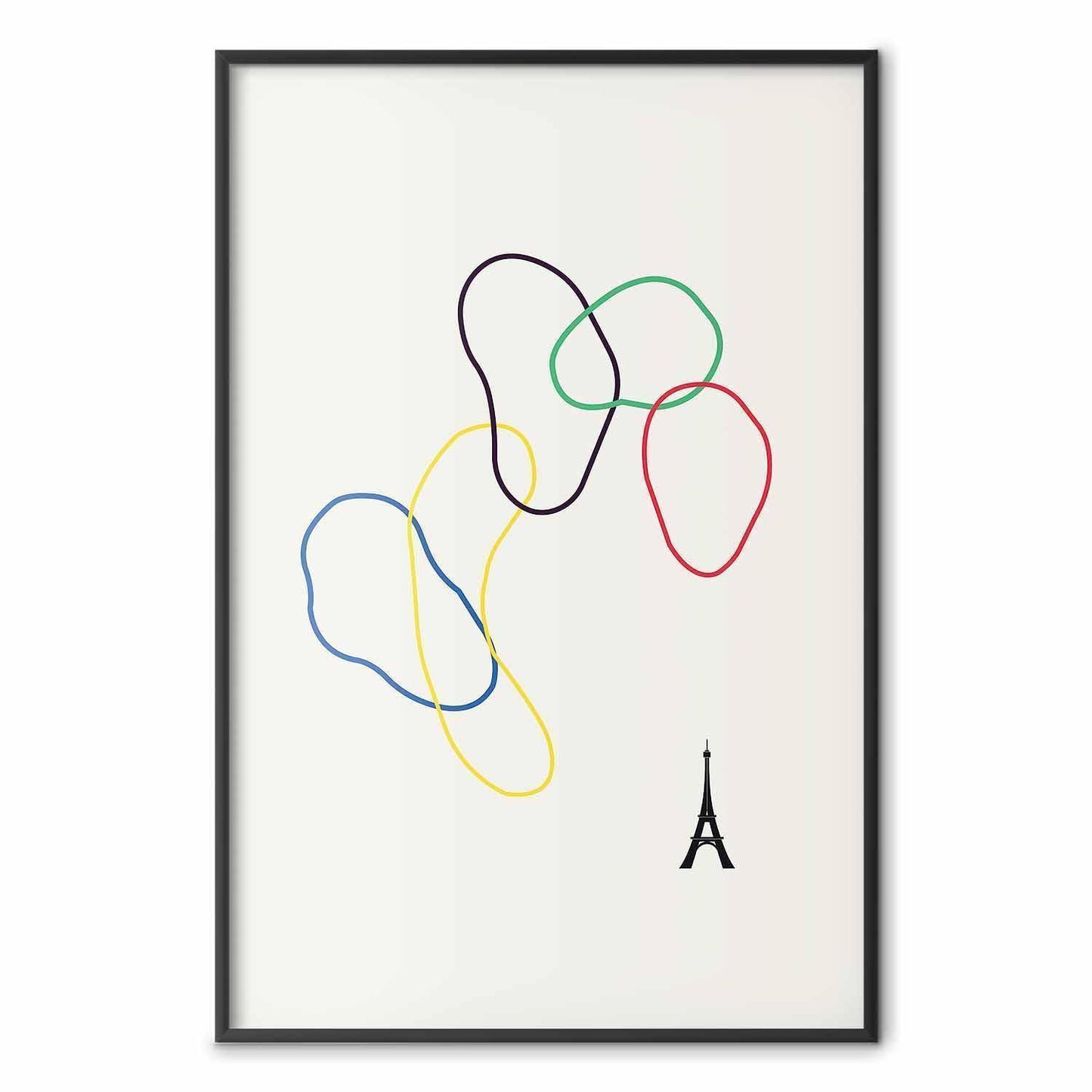 Poster - Colorful Circles - digital graphic - minimalism