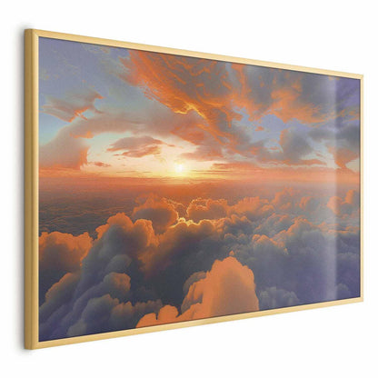 Poster - When Dawn Tickles the Clouds: A Color Show on the Morning Sky Artgeist
