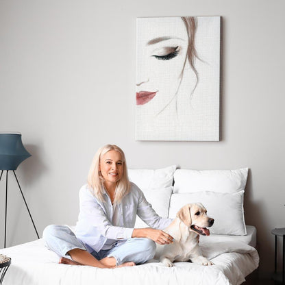 Leinwandbild - Delicate Beauty (1 Part) Vertical