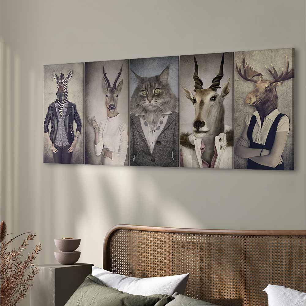 Leinwandbild - Animal Masks I