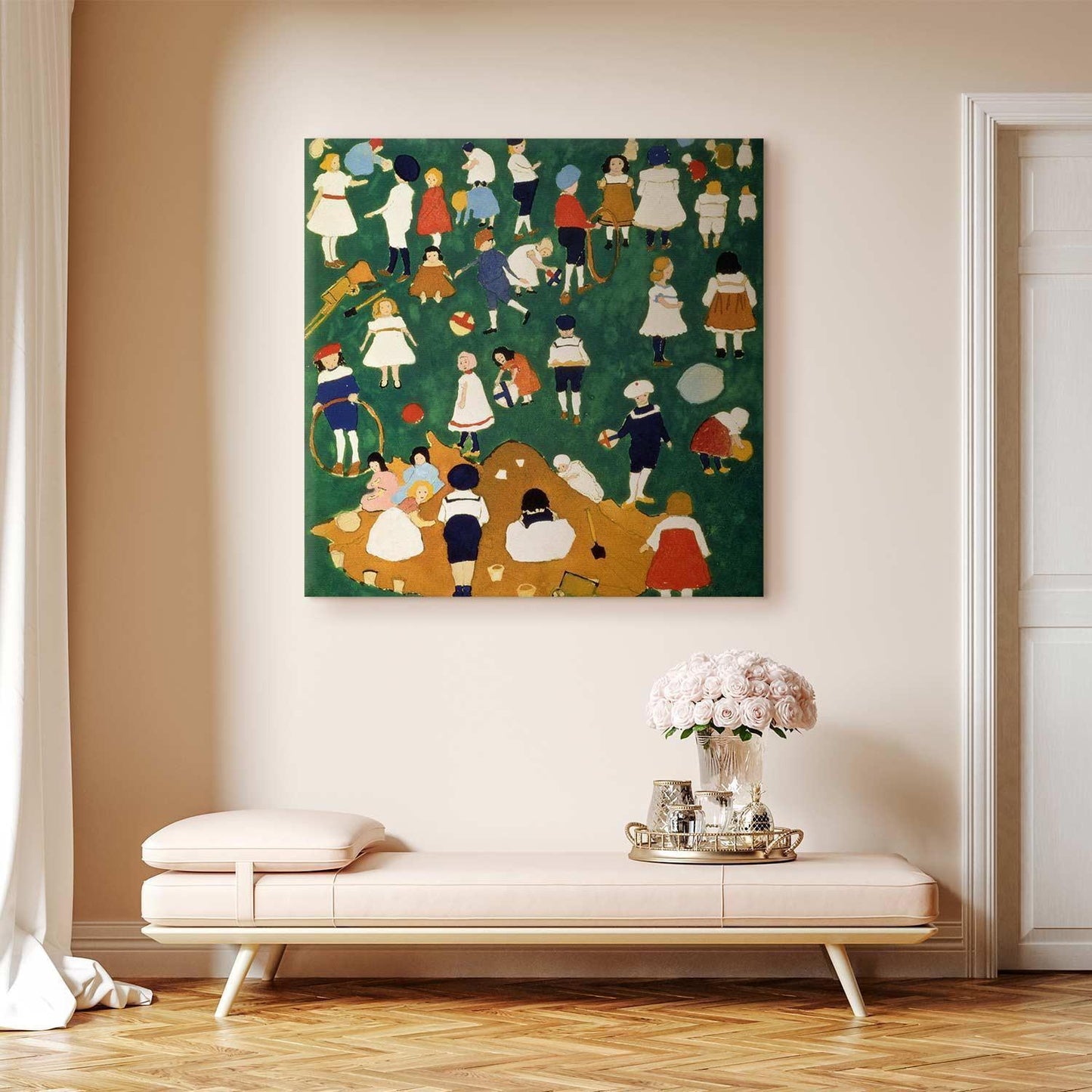 Leinwandbild - Kazimir Malevich – Children