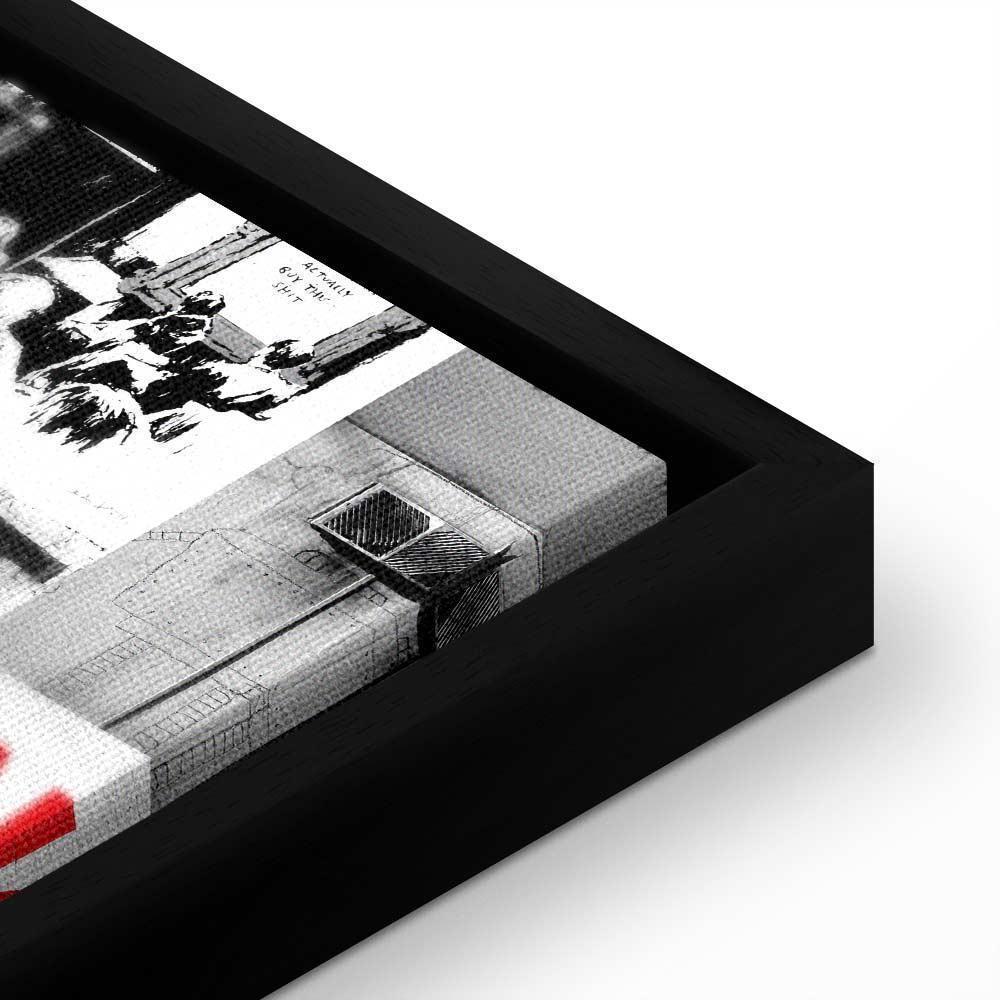 Leinwandbild - Street Art: Banksy