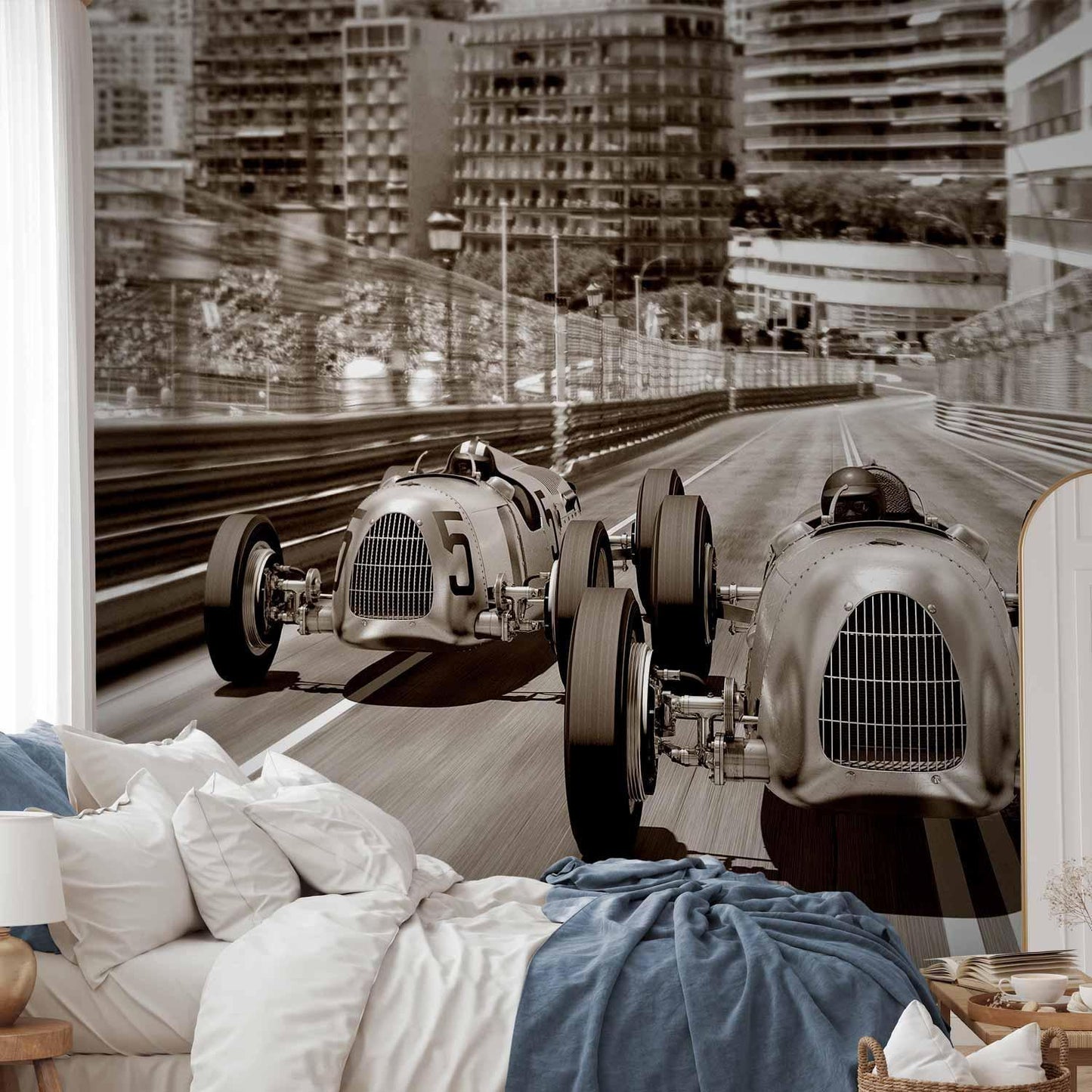 Fototapete - Retro Formula 1