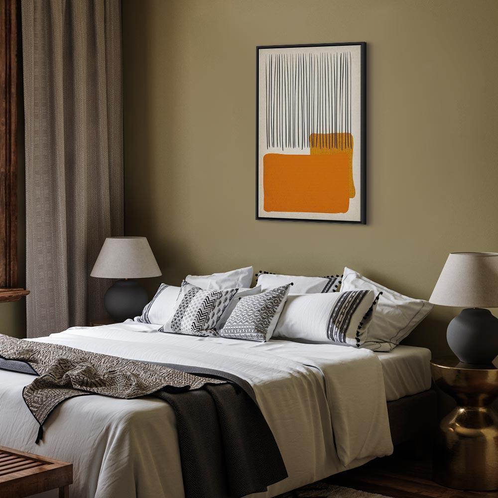 Leinwandbild - Rain on the Beach (1 Part) Vertical