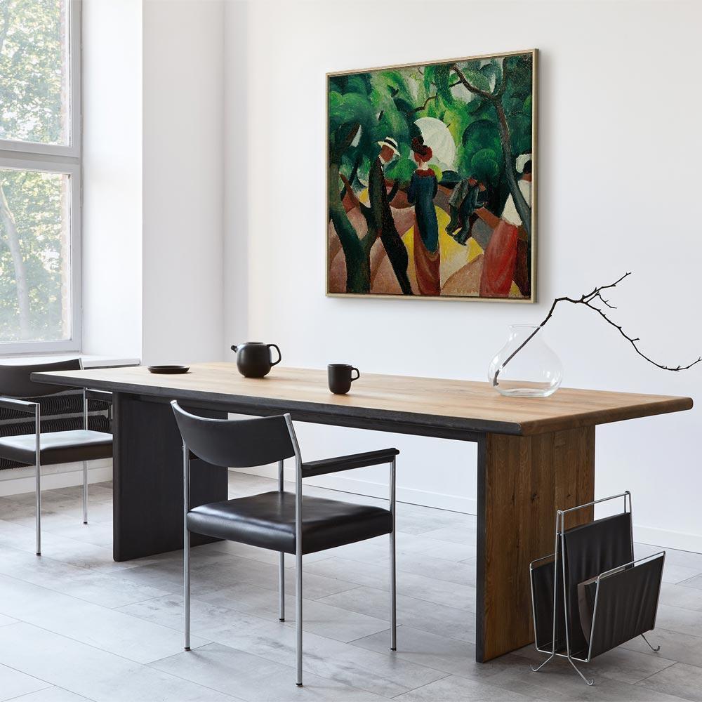 Leinwandbild - August Macke – Promenade