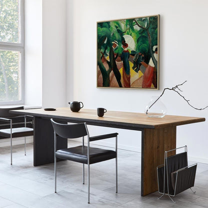 Leinwandbild - August Macke – Promenade