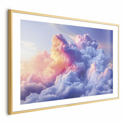 Poster - Clouds Like Painted: Artistic Dawn Brushes Painting the Sky Artgeist