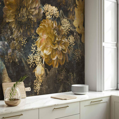 Fototapete - Retro Flowers - Second Variant