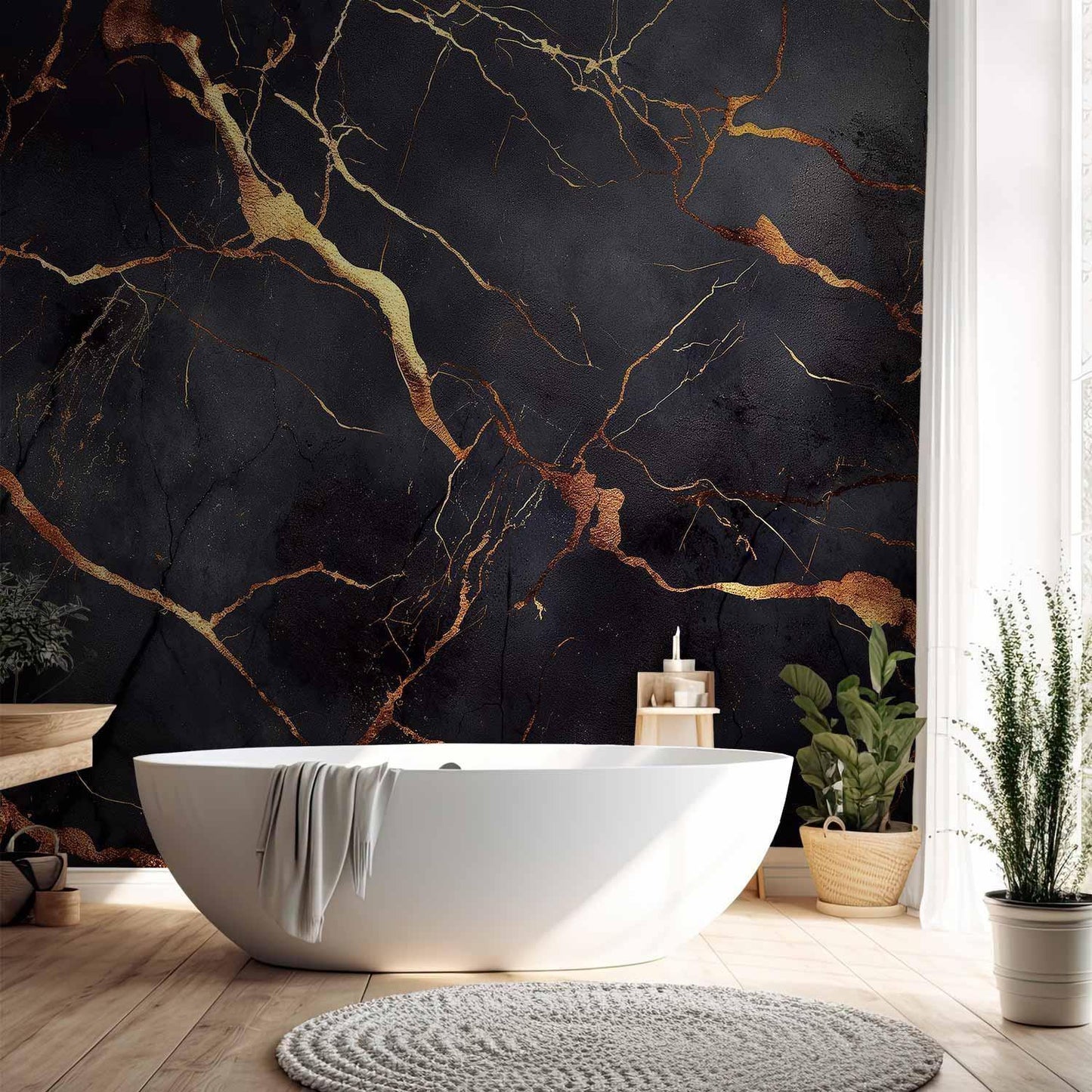 Fototapete - Golden Paths