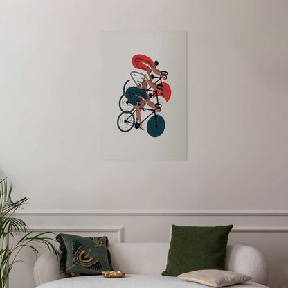 Poster - Olympics - Cycling Race Artgeist