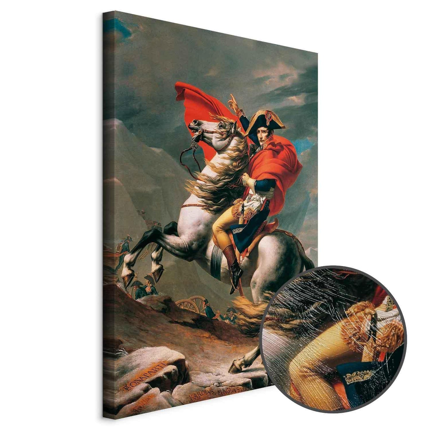 Leinwandbild - Jacques-Louis David – Napoleon Crossing the Alps