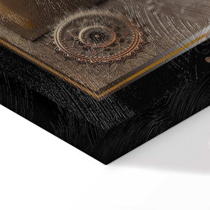 Leinwandbild - Chestnut map