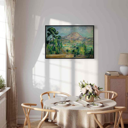 Leinwandbild - Paul Cézanne – Mount Saint Victoria