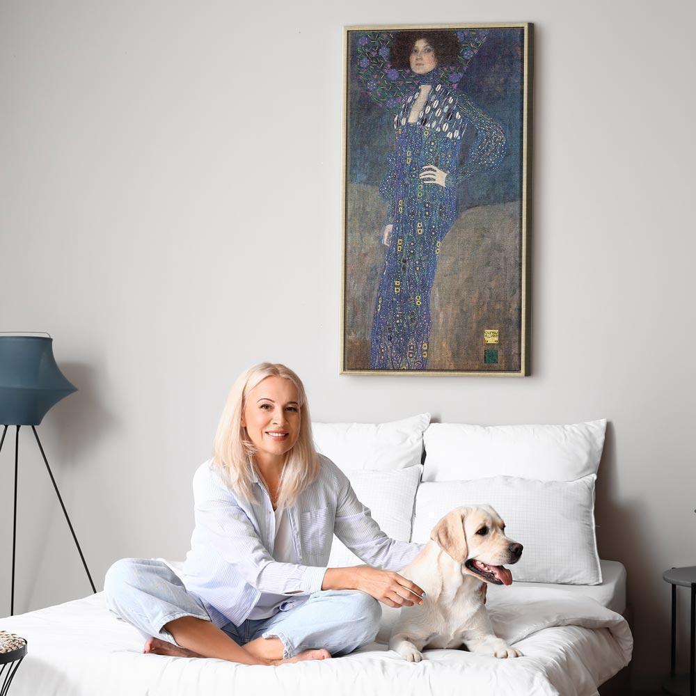 Leinwandbild - Gustav Klimt – Emilie Flöge