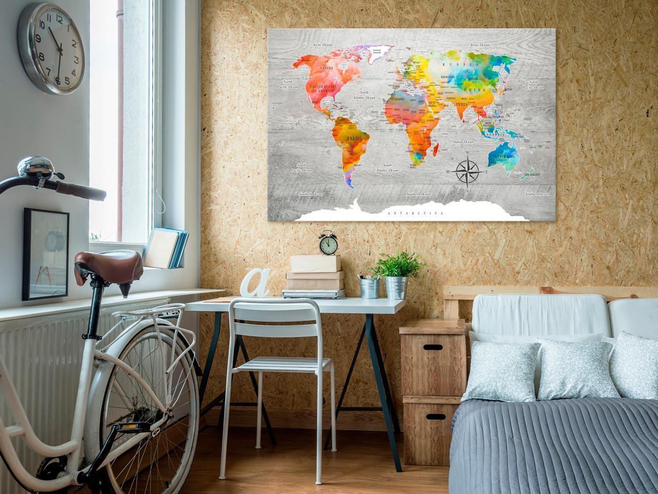 Korkbild - Multicolored Travels Artgeist