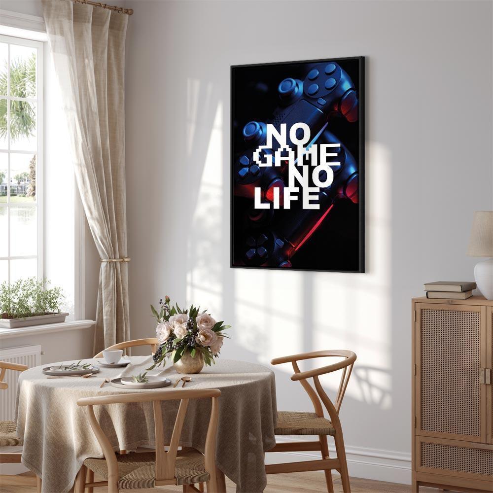 Leinwandbild No Game No Life Bunt – Gaming Wandkunst