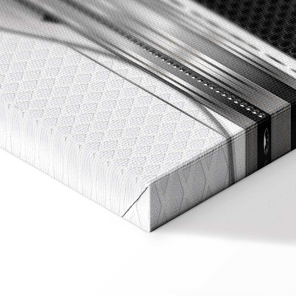 Leinwandbild - Silver Cut